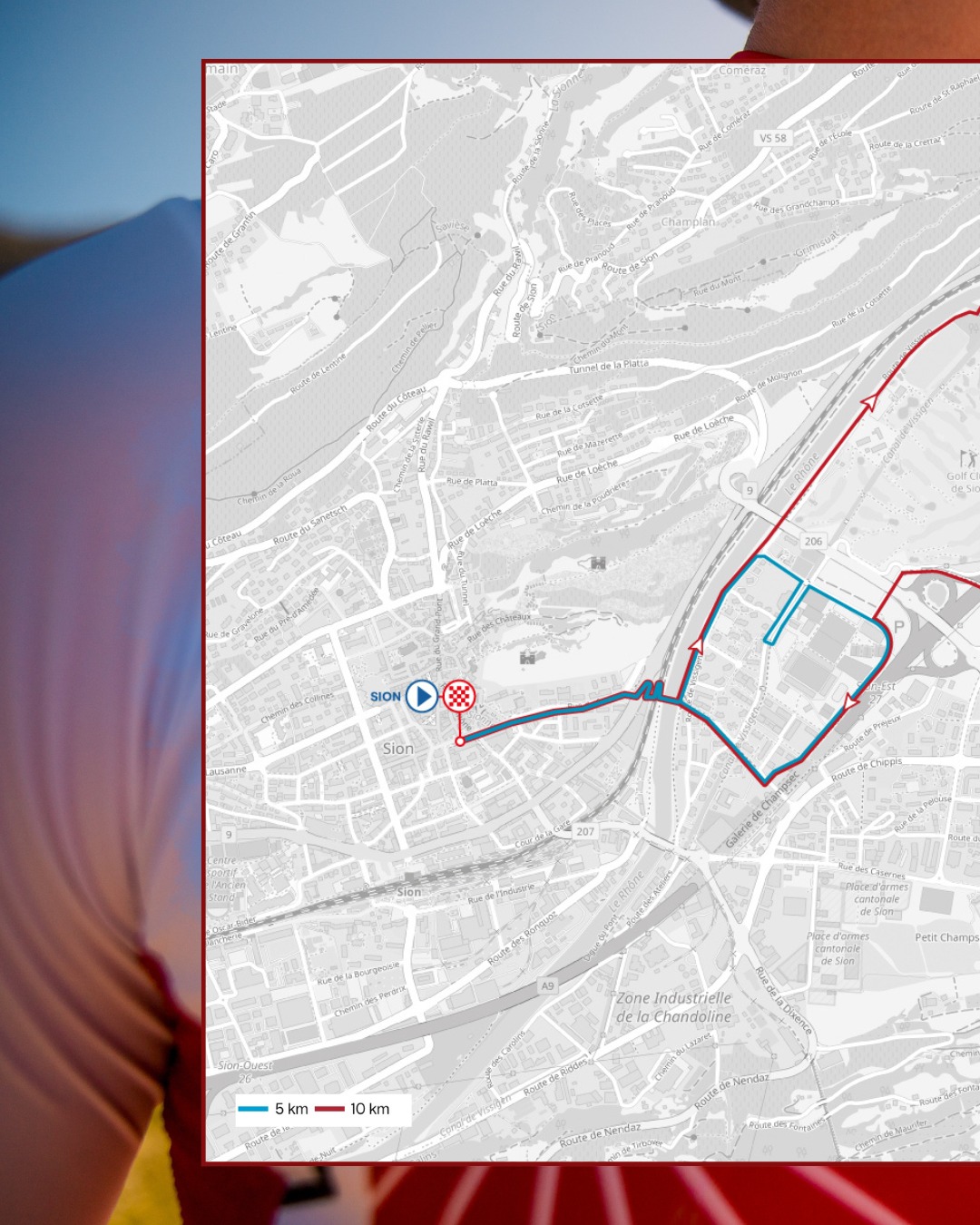 🏃‍♀ 𝐑𝐮𝐧𝐧𝐢𝐧𝐠 | 𝐋𝐚 𝐛𝐨𝐮𝐜𝐥𝐞 𝐝𝐞𝐬 𝐩𝐚𝐬𝐬𝐞𝐫𝐞𝐥𝐥𝐞𝐬 𝐬𝐞́𝐝𝐮𝐧𝐨𝐢𝐬𝐞𝐬, 𝟓 𝐞𝐭 𝟏𝟎 𝐤𝐦

Départ au coeur de la ville, sur la place du Midi, véritable poumon du Valais. Empruntant la passerelle de Vissigen, le parcours se poursuit le long des berges et des digues du Rhône, offrant des vues incomparables sur les sommets, les vignobles et les châteaux qui dominent la vallée. Le retour traverse les vergers de Bramois franchissant la Borgne, puis l’autoroute par deux récentes passerelles sédunoises pour rejoindre le coeur de la ville. Un parcours magnifié par le coucher du soleil.
7 ponts et passerelles seront empruntés : insolite. 

𝐈𝐧𝐟𝐨𝐫𝐦𝐚𝐭𝐢𝐨𝐧𝐬 & 𝐢𝐧𝐬𝐜𝐫𝐢𝐩𝐭𝐢𝐨𝐧𝐬 ⤵️
✍️ https://running.cyclosportive-valais.ch

#CyclosportiveValais #Valais2026 #Cyclosportive #Cyclisme #Running #CourseÀPied #Sion #Valais #Suisse #Granfondo #RideInSwitzerland #RunningSuisse #RunInSion #RunValais #EKOI #SMH #CLSO