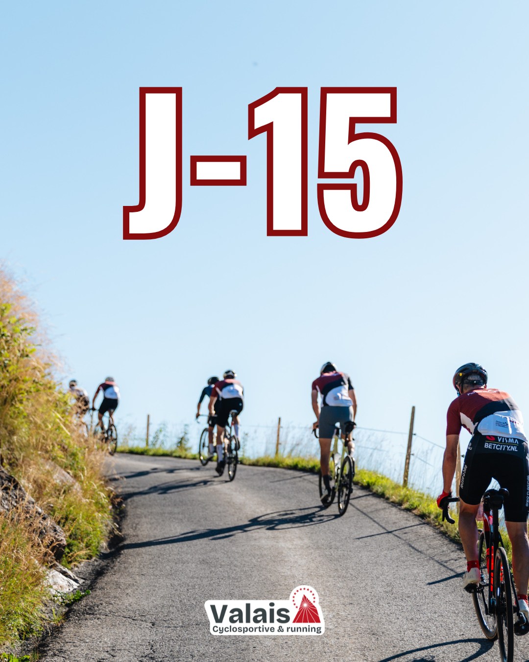 🌞 J-15 avant la renaissance ! 😁

𝐈𝐧𝐟𝐨𝐫𝐦𝐚𝐭𝐢𝐨𝐧𝐬 & 𝐢𝐧𝐬𝐜𝐫𝐢𝐩𝐭𝐢𝐨𝐧𝐬 ⤵️
✍️ https://cyclosportive-valais.ch

#CyclosportiveValais #Valais2026 #Cyclosportive #Cyclisme #Running #CourseÀPied #Sion #Valais #Suisse #Granfondo #RideInSwitzerland #RunningSuisse #RunInSion #RunValais #EKOI #SMH #CLSO