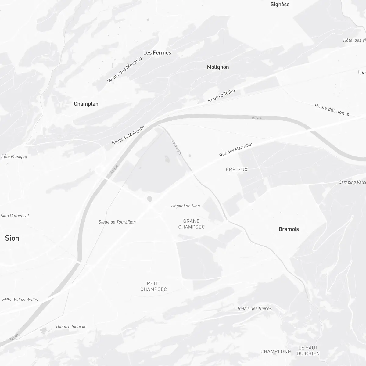 Carte du parcours 5K · 10K