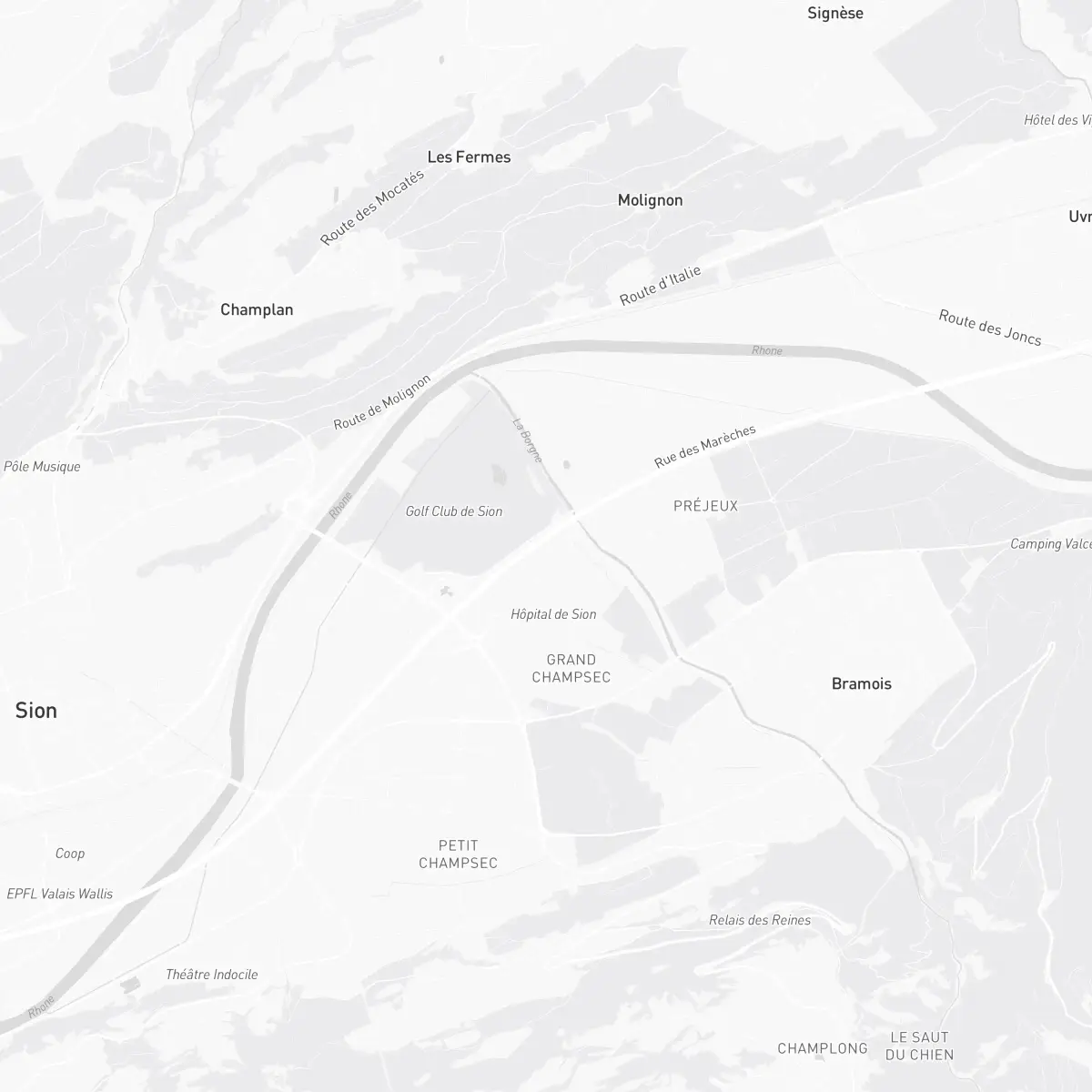 Carte du parcours 5K · 10K